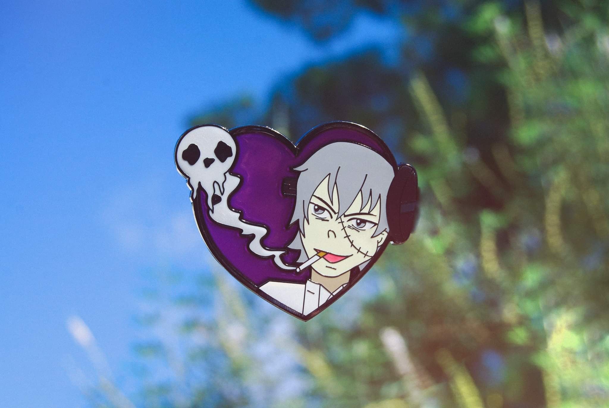 Purple Mad Scientist LE Enamel Pin