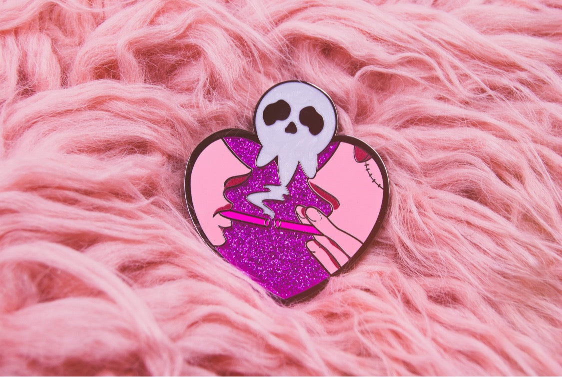 Pink Spirit & Stein Valentines Edition Enamel Pin