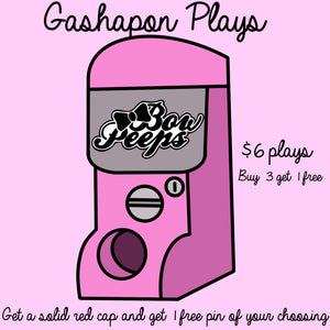 Enamel Pin Gashapon Play