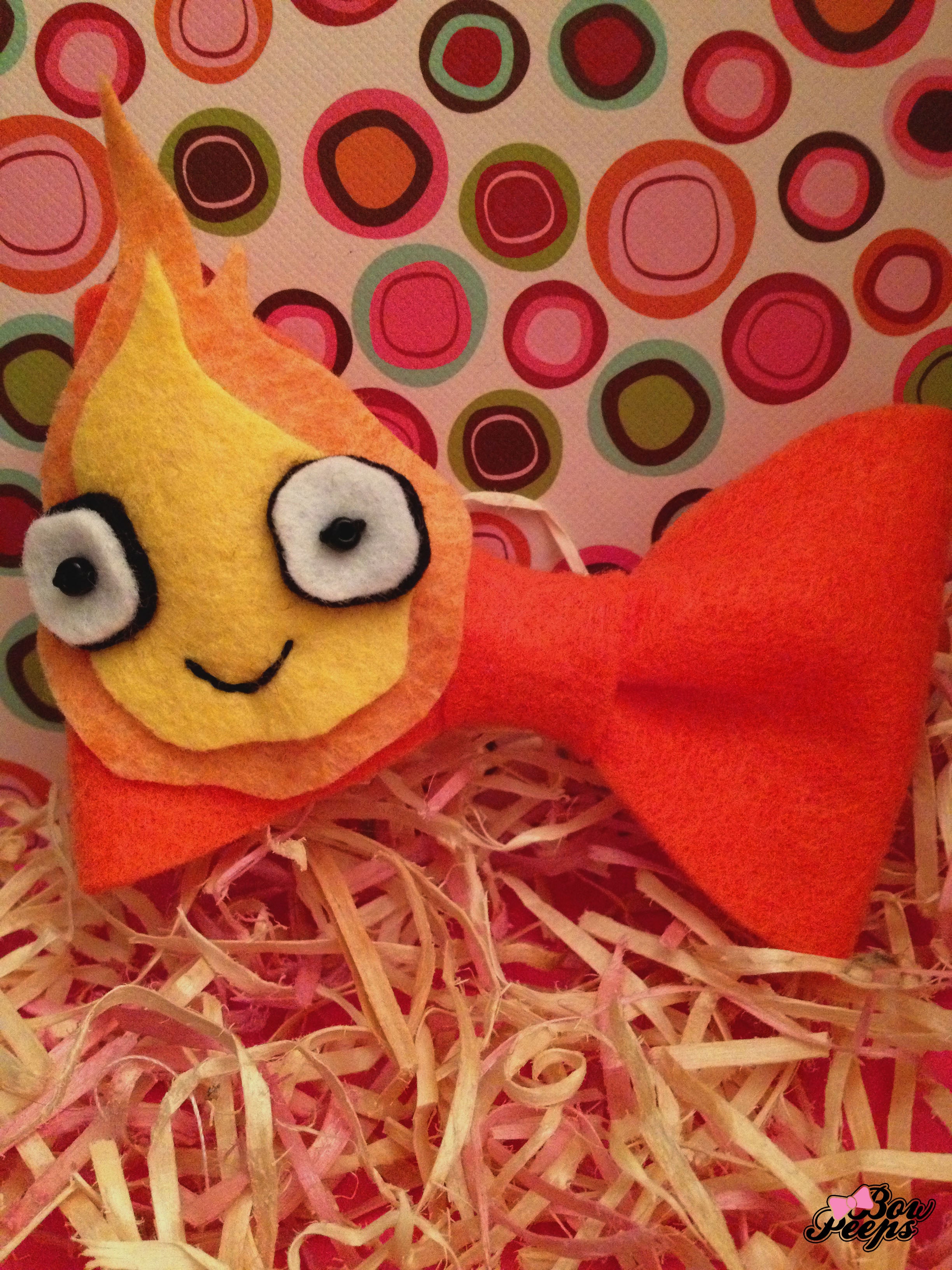 Calcifer Inspired Bow