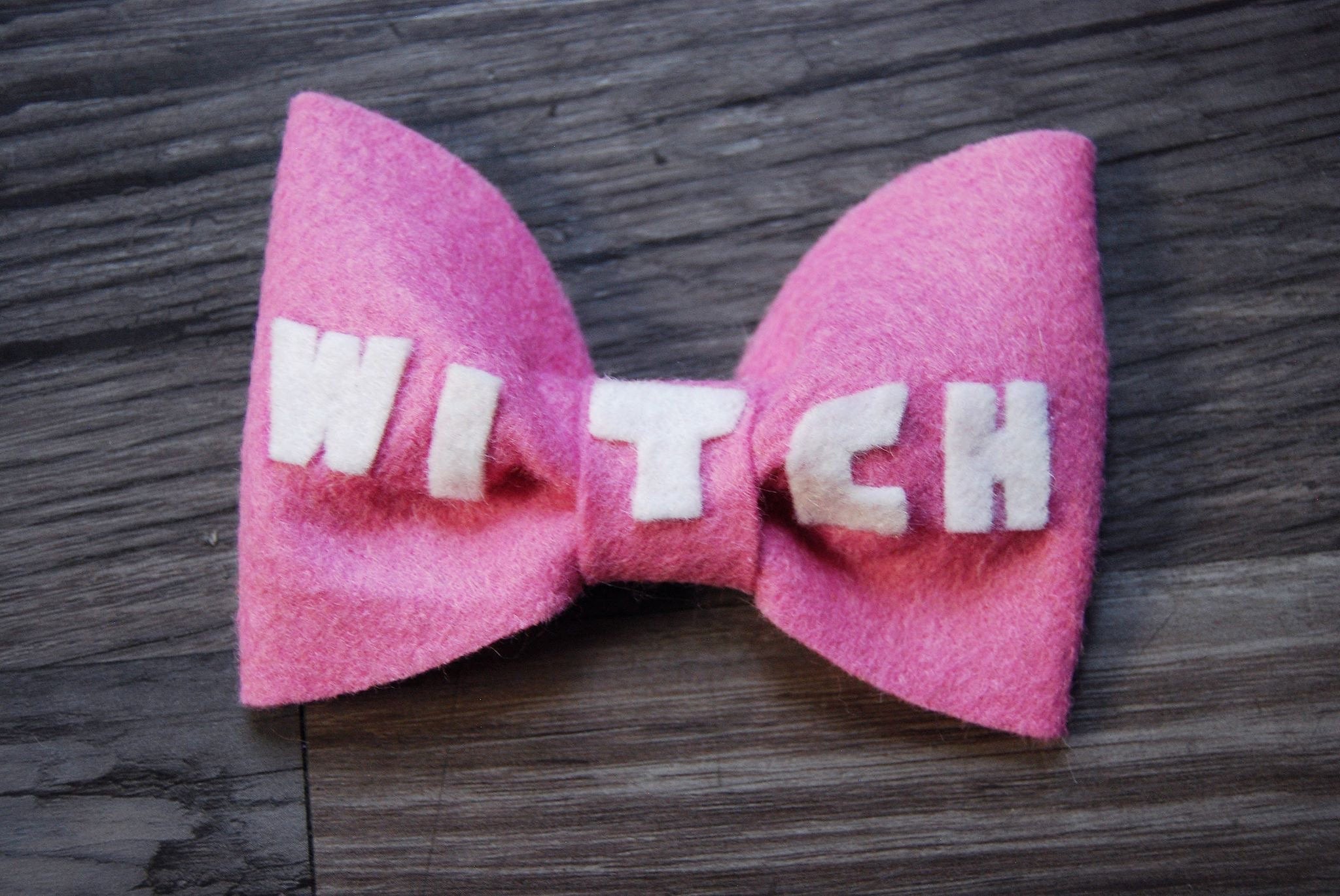 Pink Witch Bow